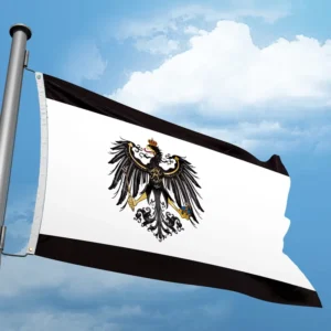 Prussia Germany Flag, 3x5FT, Angel Style, Custom Polyester Fabric Digital Promotional Banner
