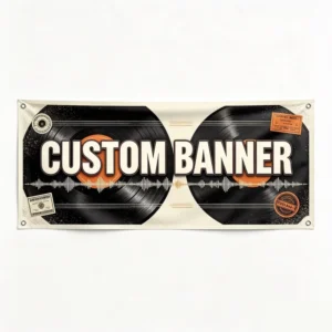 Quick-Release Custom PVC Banner for Station Safety Sign