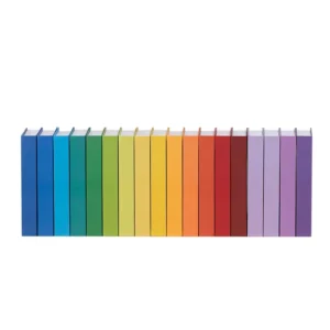 Rainbow Solid-Color Prop Books Cardstock Shop Window and Living Room Decor