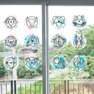 Rainbow Sticker Classroom Decoration Decal Suncatcher Car Window Sticker