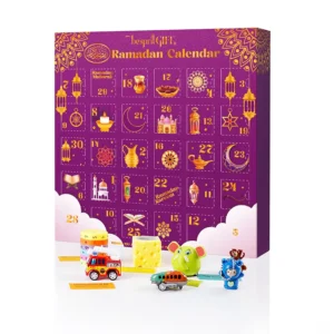 Ramadan Advent Calendar Box Educational Kids Toys Daily Interactive Surprises for Eid Al-Fitr