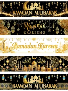Ramadan Kareem Outdoor Yard Banner, Garden Yard Sign, Ramadan Eid Decoration Supplier