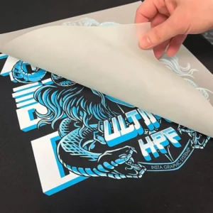 Ready-to-Press Custom Logo DTF Heat Transfer Stickers for Clothes, Vinyl HTV Plastisol