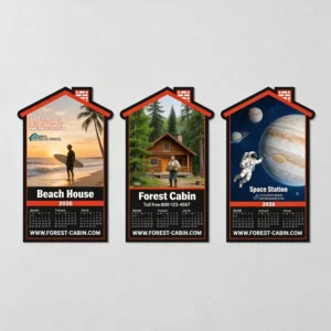 Real Estate Calendar Magnet Flyer Paper DIY Promotional Fridge Magnet Refrigerator Accessory