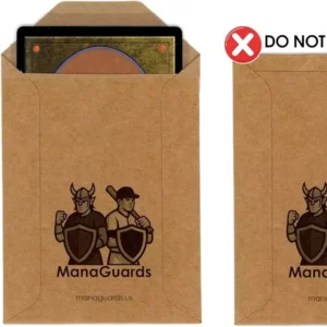 Recyclable 3×4 Semi-Rigid Cardboard Protective Shipping Envelopes Self-Seal Brown Paper for TCG Cards