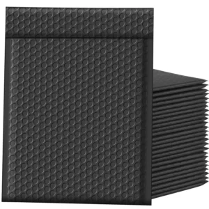 Recyclable Bubble Bags Green Black Poly Plastic Courier Shipping Mailers with Strong Adhesive Closure