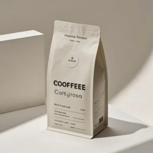 Recyclable Compostable 250g 500g 1kg Flat Bottom Packaging Valve Instant Coffee Printed Plastic Bags