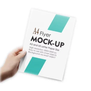 Recyclable Custom Printed Small Folded A4/A5 Poster Flyers for Restaurants