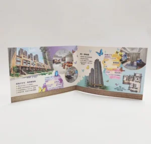 Recyclable FSC Paper Custom Printed Brochure Catalog Thin Booklet