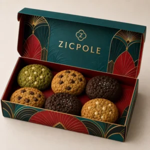 Recyclable Protective Custom Logo Bakery Shipping Box for Cookies, Brownies and Sweet Snacks