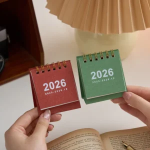 Recyclable Specialty Paper Wall Calendar with Textured Finish and Custom Print