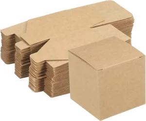 Recycled Brown Corrugated Cardboard Gift Box for Party