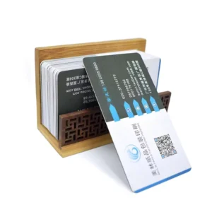 Recycled Business Cards with Custom Logo and High-Gloss Finish