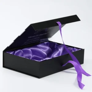 Recycled Cardboard Rigid Magnetic Gift Boxes with Matte Lamination for Clothes, Cosmetics, Wine, and Food