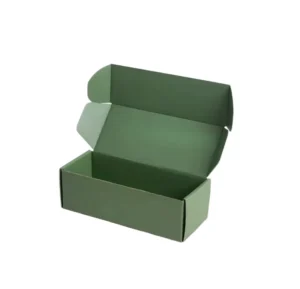 Recycled Corrugated Foldable Paper Box for Gift Mailing and Product Storage