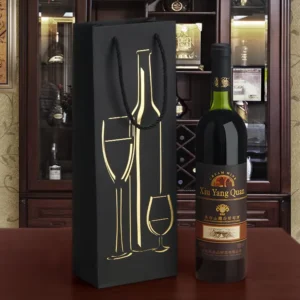 Recycled Corrugated Paper Wine Boxes for Storage and Transportation
