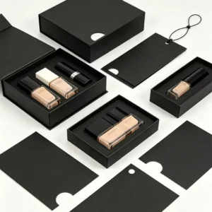 Recycled Pulp Eco-Friendly Recyclable Black Cardstock B, 787 x 1092 mm / 889 x 1194 mm, for Hang Tags and Handbag Packaging