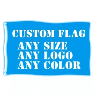 Red White Blue and Yellow Blue Red Promotional Polyester Flags with Brass Grommets