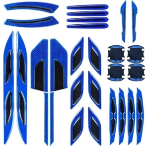Reflective Car Wheel Arch Door Bumper Strip Scratch Resistant Night Warning Anti-Collision Sticker