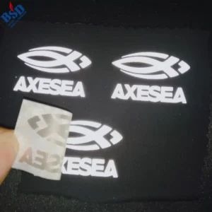 Reflective Glow-in-the-Dark Eco-Friendly Silicone Self-Adhesive Heat Transfer Labels for Garments and Bags