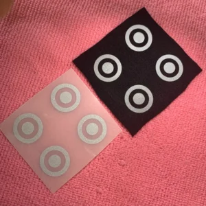 Reflective Silver Glow-in-the-Dark Heat Transfer Label for Shorts
