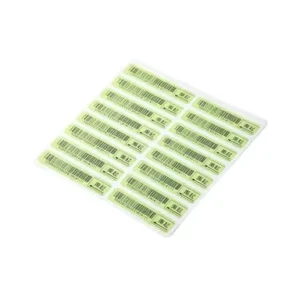 Removable Rectangular Thermal Barcode Labels on Roll for Inventory