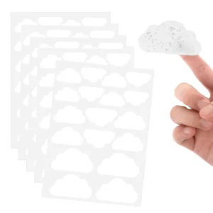 Removable Waterproof Vinyl Wall Decals with Polka Dot Design