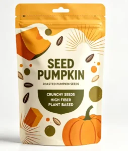 Resealable Custom Powdered Nut Pouches Heat-Seal Smell-Proof Moisture-Proof Food-Grade Stand-Up PE Plastic Bags