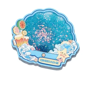 Resin Custom Quicksand Refrigerator Stickers Cartoon Scenery