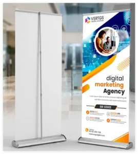 Retractable Banner Stand with Printed Banner
