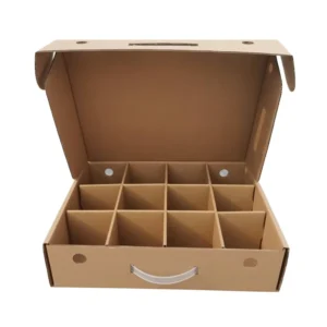 Retro Kraft Paper Gift Packaging Box with UV Coating, Label, and Foldable Cardboard for Food and Cosmetics