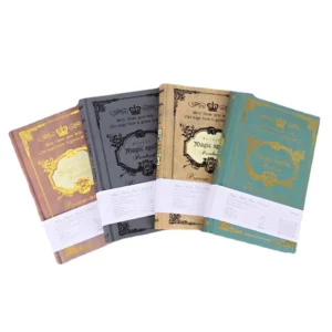 Retro Magic Story Book Notebook Planner Journal Diary Customized A5 Hardbound Linen Printing