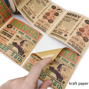 Retro Printed Household Label Sticker for Daily Chemical Product Bottles