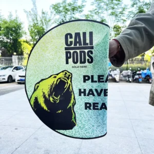 Reusable Use Promotional Static Cling Window Stickers Removable Car Glass Window Cling Sticker