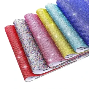 Rhinestone Car Stickers Self-Adhesive Diamond Crystal Strips for Laptop Cases Bags Hats