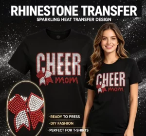 Rhinestone HTV Press Letters for Tanks and Activewear