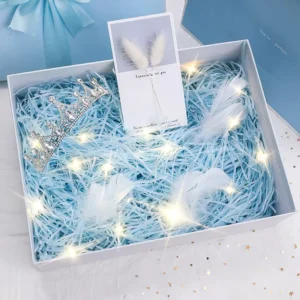 Rigid Cardboard Gift Box with Lid and Bowknot