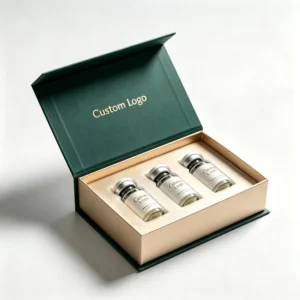 Rigid Paper Peptide Vial Packaging Box Magnetic Gift Box for Peptide Bottles