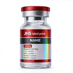 RoHS Cryogenic Holographic Peptide Vial Labels 3 ml 5 ml 10 ml Waterproof Self-Adhesive