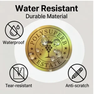 Roll Feed Hologram Self-Adhesive Laser Printing Labels for Automatic Bottle Labeling