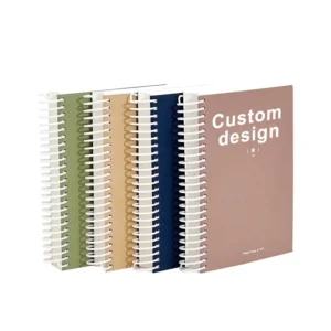 Rose Gold Foil Spiral Hardcover Notebook Planner A4 A5