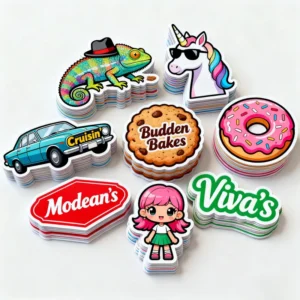 Rubber Magnets for Fridge Custom Logo Sticker Medium Magnetic Stickers Die Cut High Quality 2D or 3D Promotional Magnet Soft Pvc