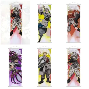 Rudo Shuaburekku Scroll Poster Wall Hanging Figure Tapestry for Bedroom Decor Fan Collection Gift