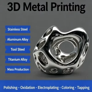 SLM Metal 3D Printing in Stainless Steel or Aluminum Alloy