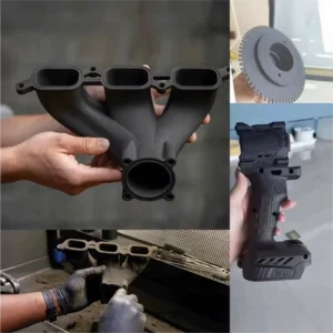 SLS MJF Technology 3D Printing Services Black White Nylon Metal 316L 6061 Aluminum Alloys Carbon Fiber