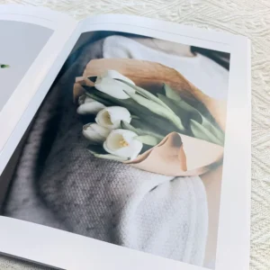 Saddle Stitch Book Magazine Brochure Full Color Art Coated Paper Film Lamination Soft Cover Bulk Printing Service