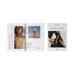 Saddle-Stitched Coated Paper Pamphlet, Brochure, Magazine, Catalogue, Full-Color Booklet Printing