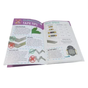 Saddle-Stitched Customized A5 Booklet Catalog Colour Brochure Printing Coated Paper Art Paper