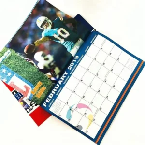 Saddle-Stitched Eco-Friendly Wall Calendar, 216 x 279 mm, 12 Sheets, Customized Paper