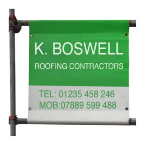 Scaffolding Banner Cover Durable Custom Printed for Construction Site 1m x 1m